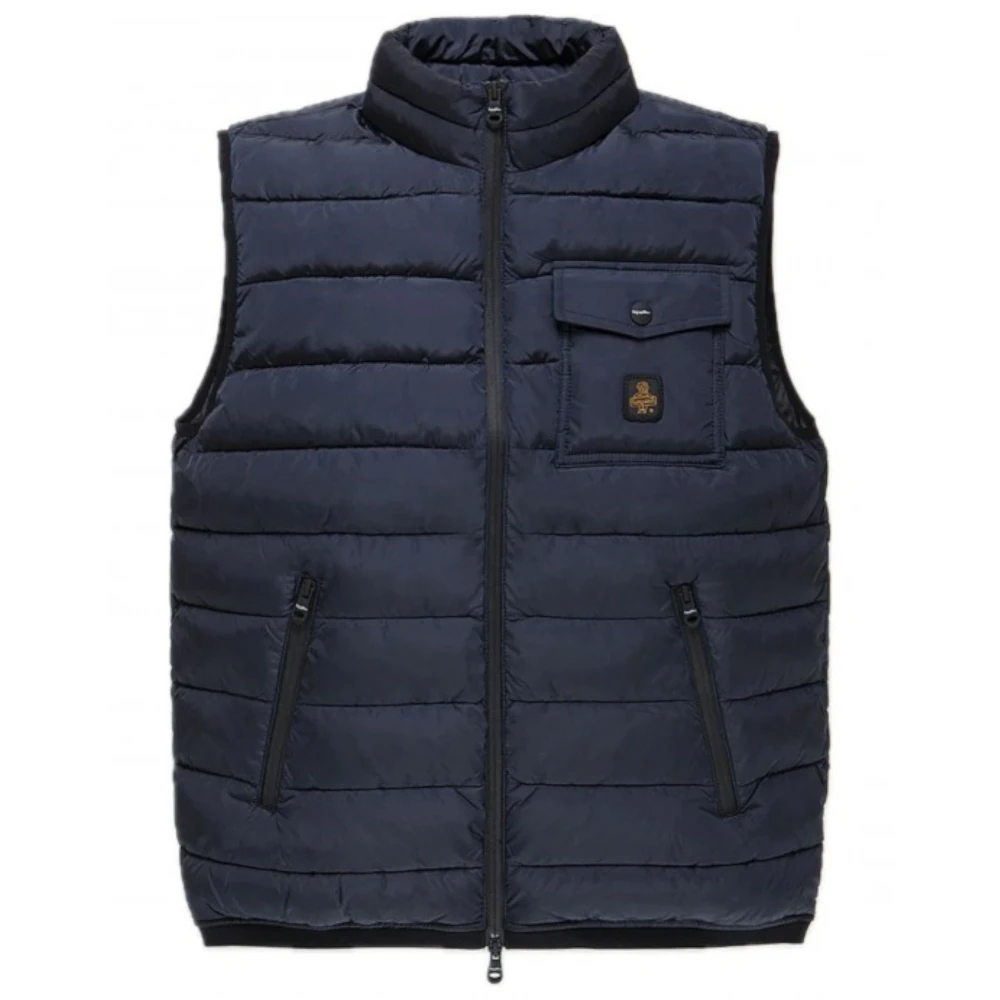 RefrigiWear Blauw Herenvest met Voorzak Blue Heren