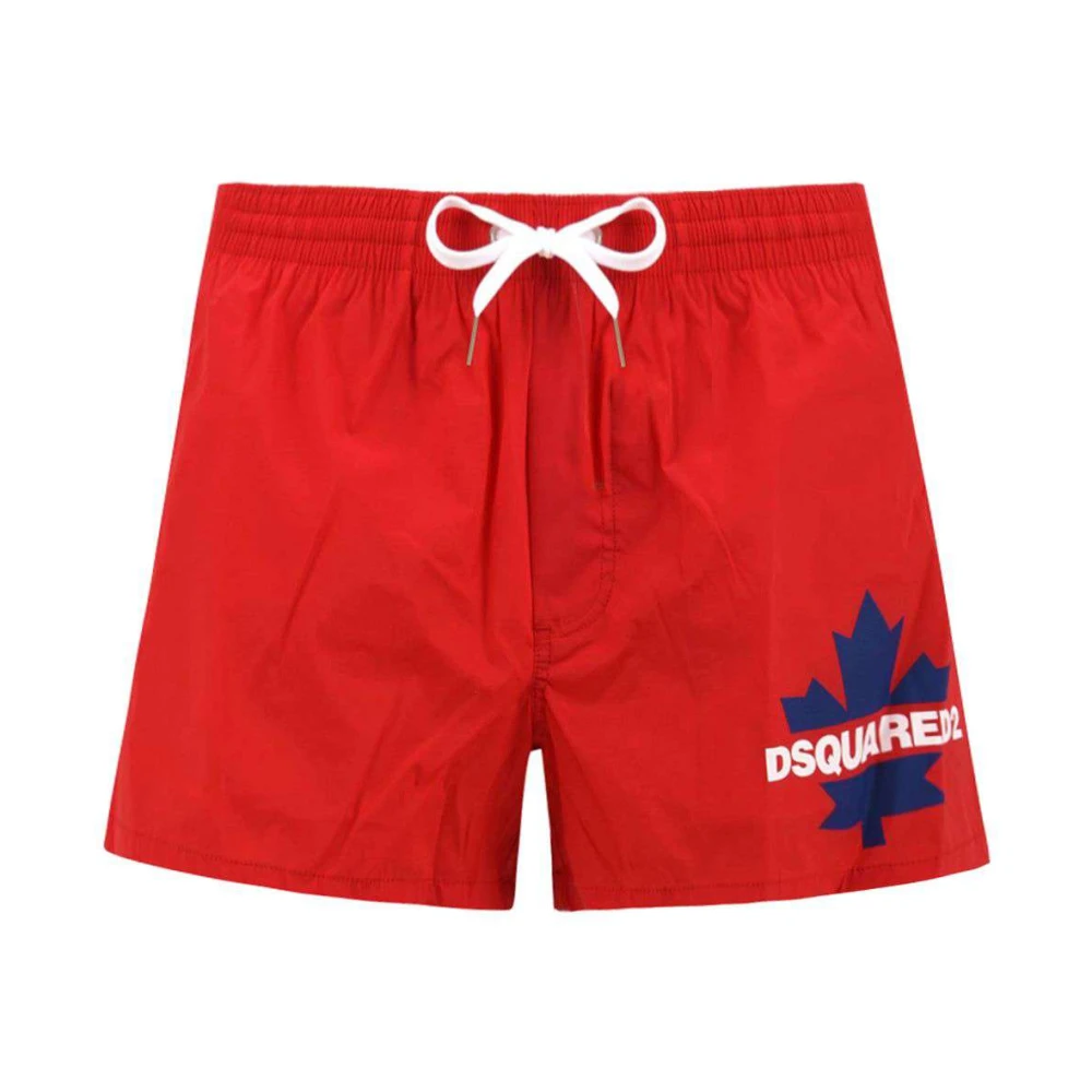 Dsquared2 Midi Boxer Briefs Red Heren