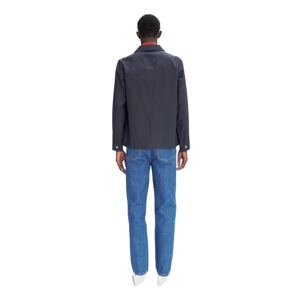 A.p.c. Gabriel Blouson Jas Blue Heren