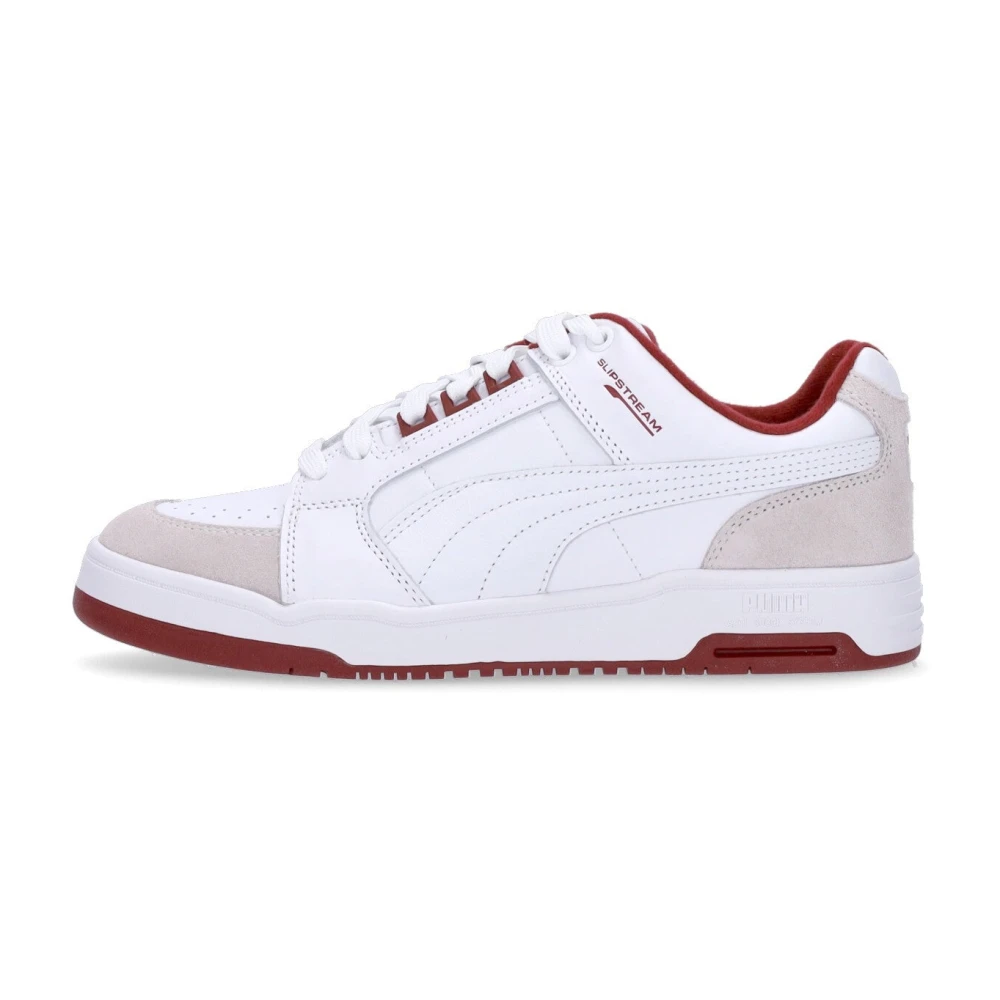 Puma Men's Multicolor Retro Low Sneaker White/Red - Sneakers - 8 Uk - Shoes