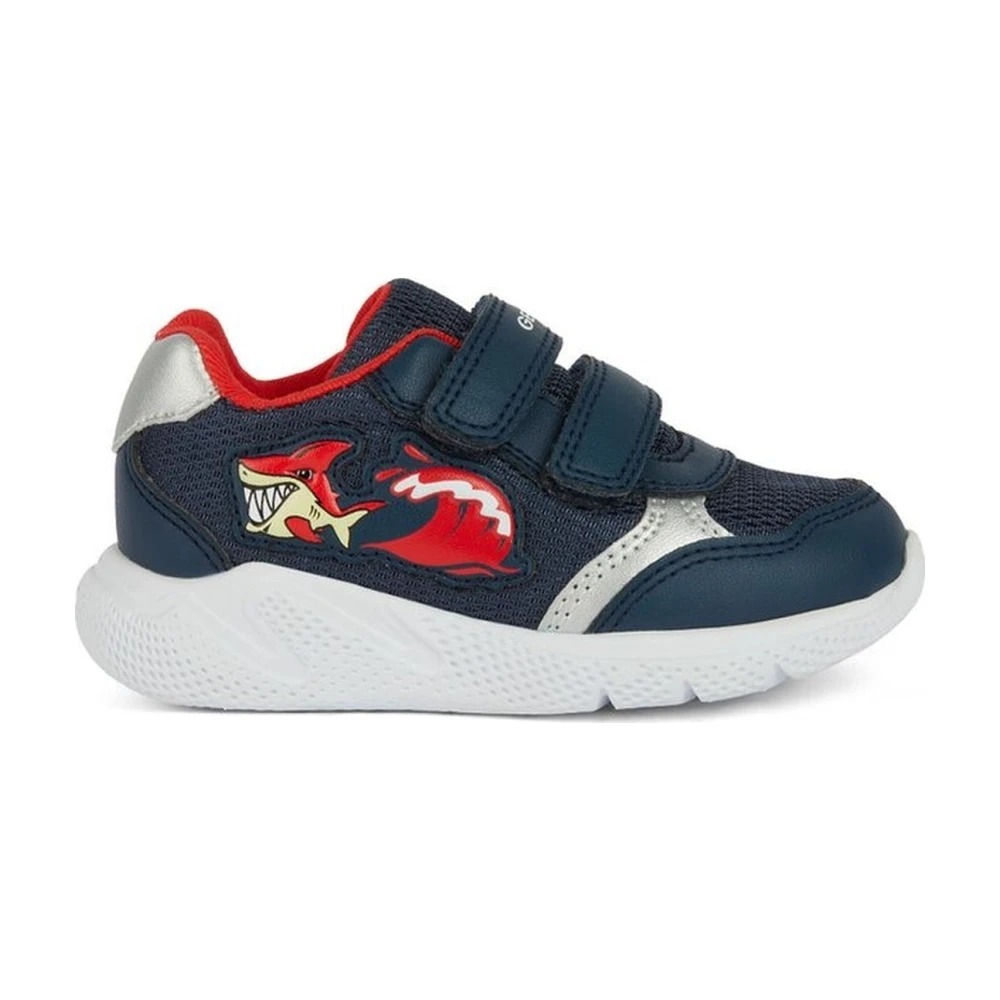 Geox Boys Blue Sneakers,, Sprintye Trainers Size 23 Eu