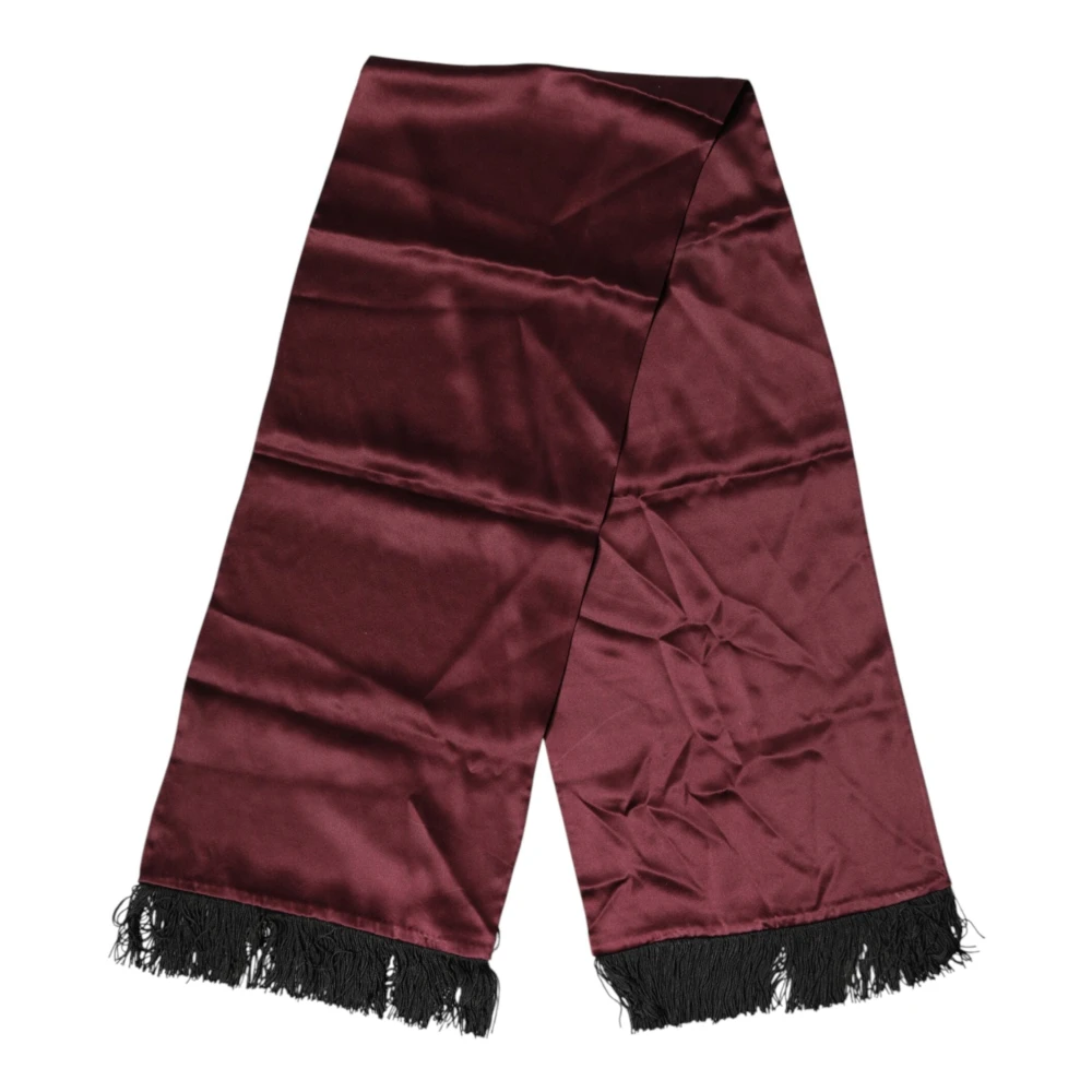 Dolce & Gabbana Men's Brown Lace Stole - Silk Scarves - One Size - Accessories