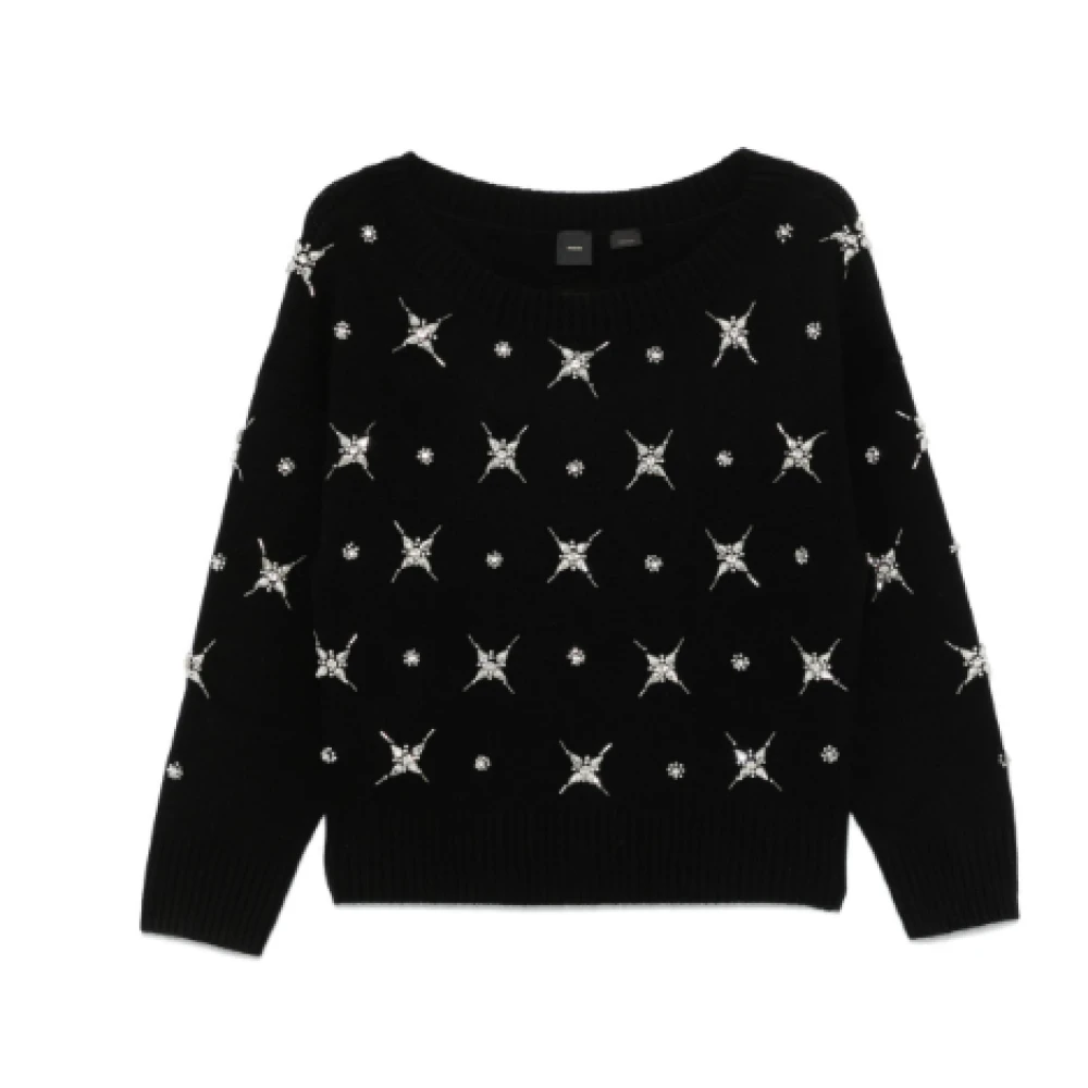 Pinko Zwarte Dames Trui Black Dames