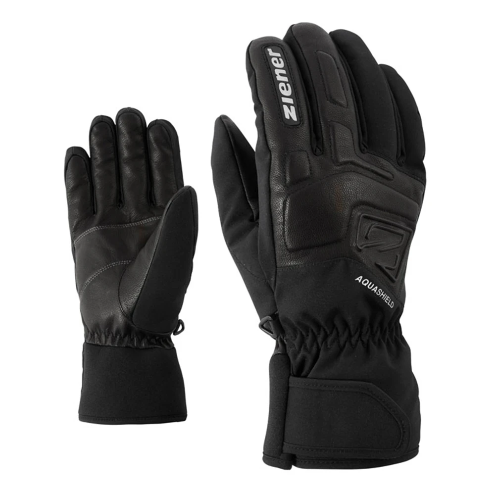 Ziener Zwart Glyxus AS Stijlvol Model Black Heren