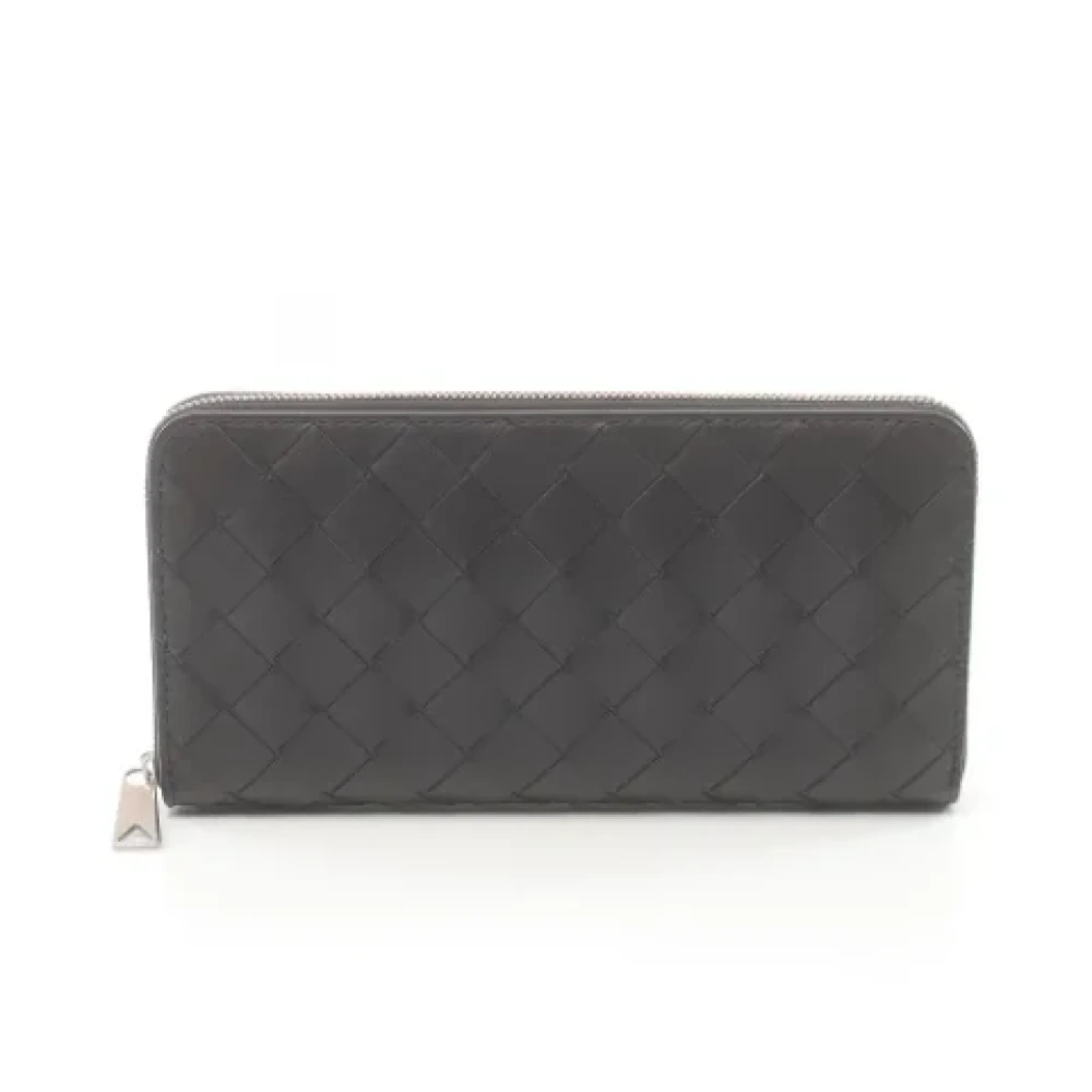 Bottega Veneta Vintage Pre-owned Leather wallets Black Heren