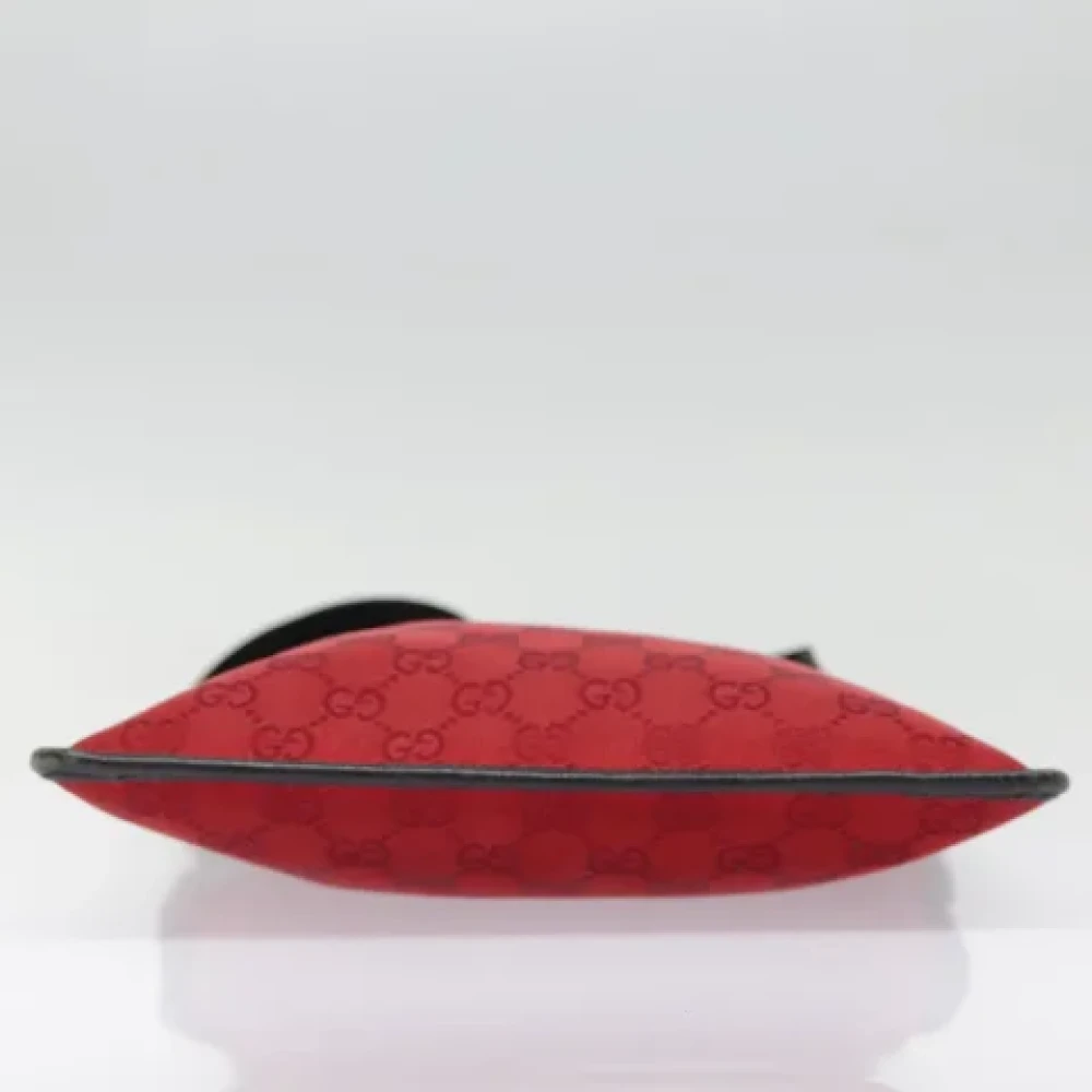 Gucci Vintage Pre-owned Canvas gucci-bags Red Dames