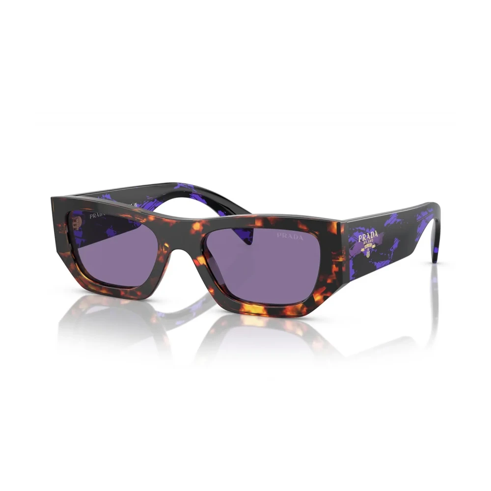 Prada Sunglasses, Unisex, 53 Mm, Classic Pillow Shape Sunglasses Multicolor