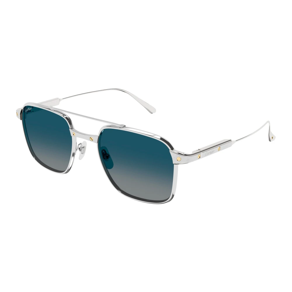 Cartier Men's Gray Sunglasses, 54 Mm, Ct0610s Sunglasses