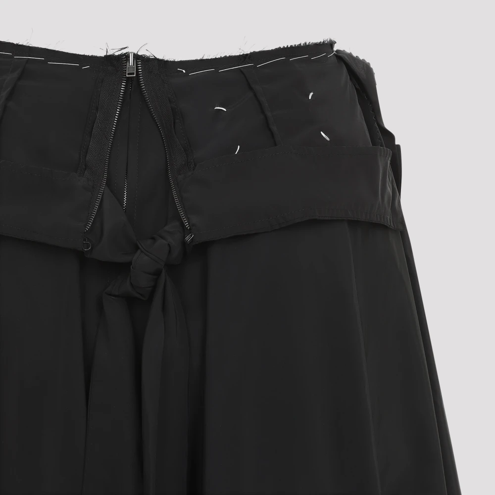 Maison Margiela Zwarte Rok Klassieke Stijl Black Dames
