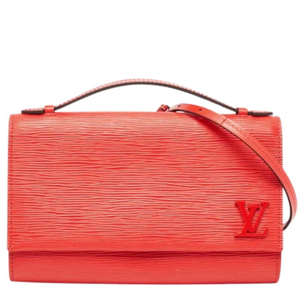 Louis Vuitton Vintage Pre-owned Leather clutches Red Dames