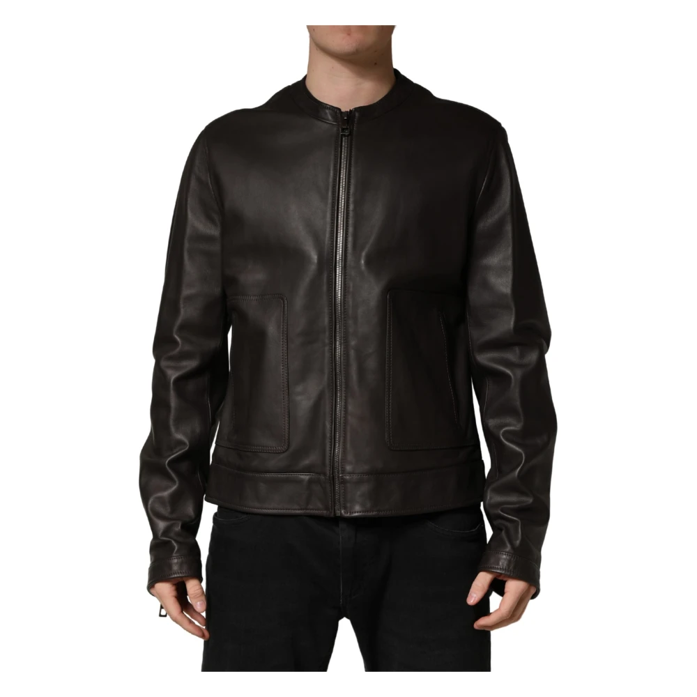 Dolce & Gabbana Men's Black Biker Jacket