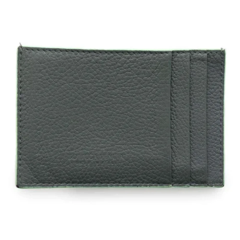 Bottega Veneta Vintage Pre-owned Leather wallets Green Heren