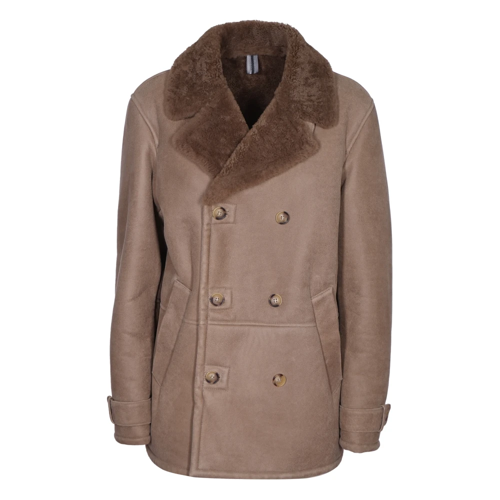 Dfour Suede Montone Jassen Brown Heren