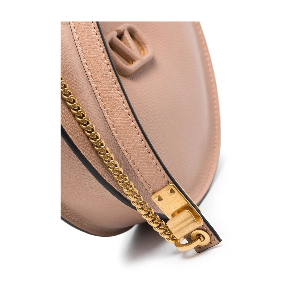 Valentino Garavani Roze VLogo Signature Ketting Schoudertas Pink Dames