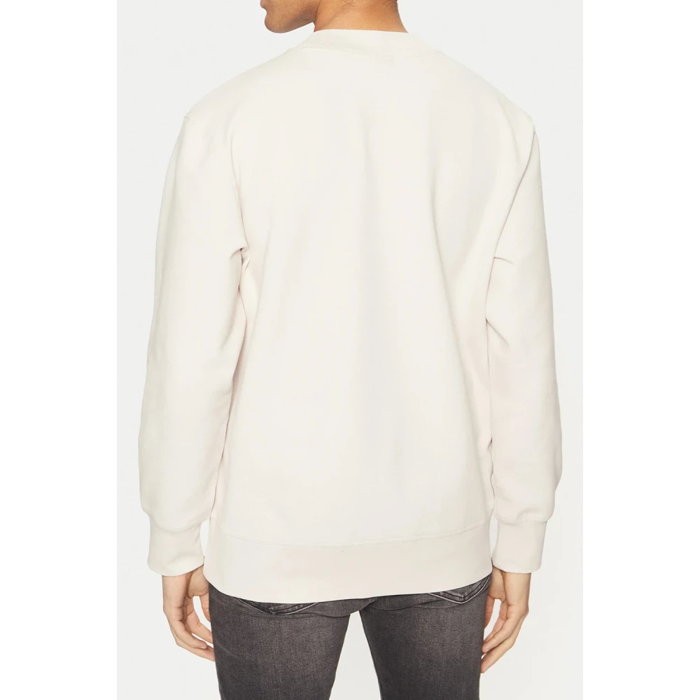 Calvin Klein Jeans Beige Gebreide Crewneck Sweatshirt Beige Heren
