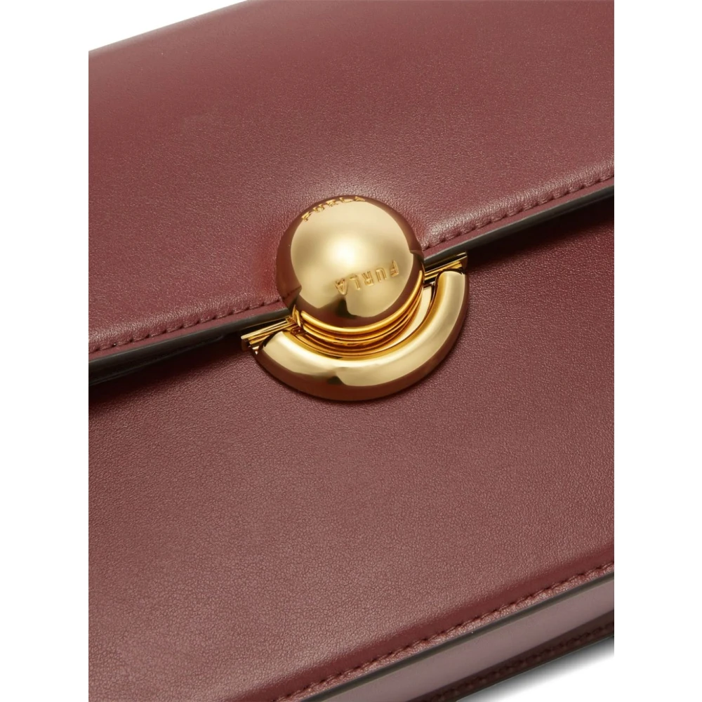 Furla Rode Schoudertas met Voorflap Red Dames