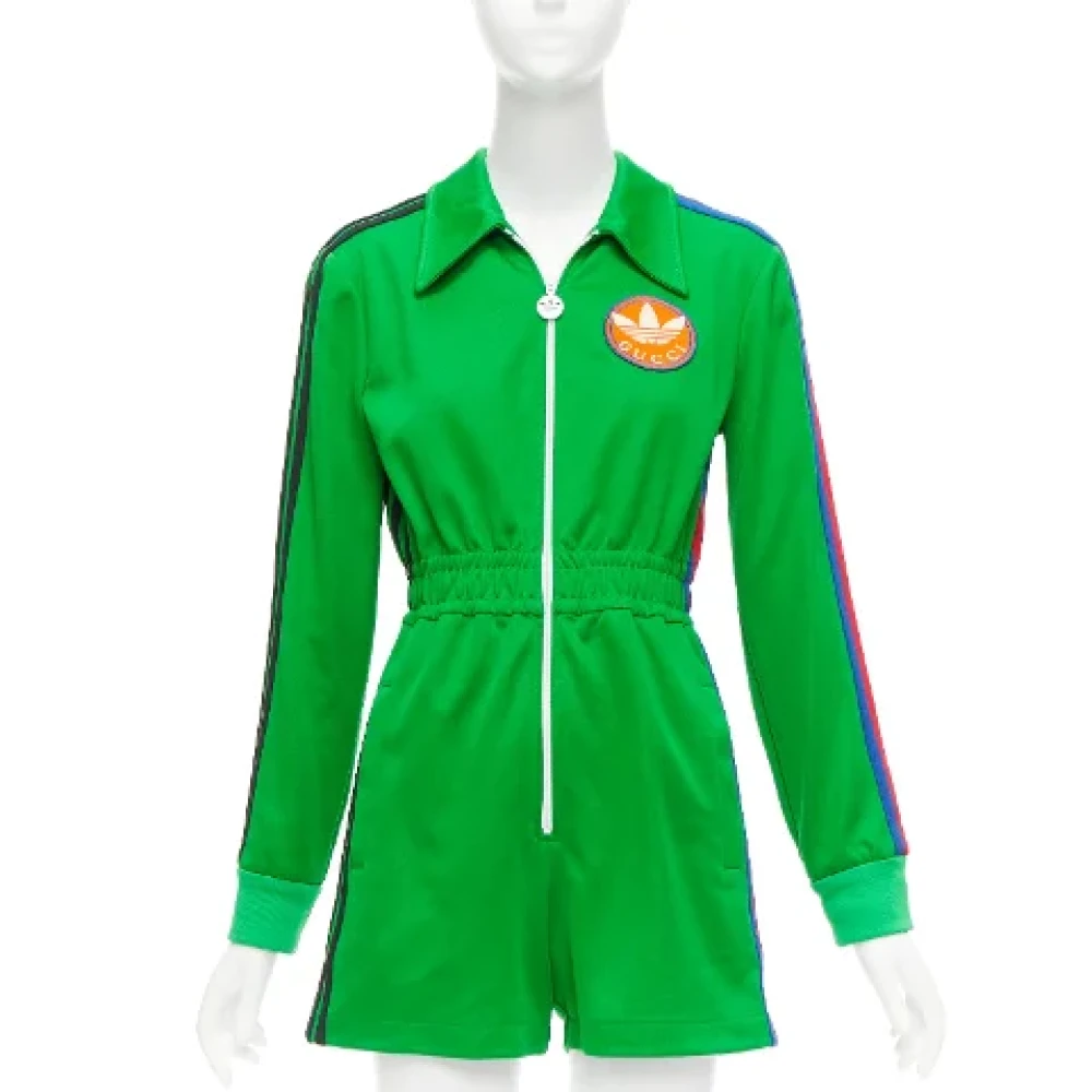 Gucci Vintage Pre-owned Polyester tops Green Dames