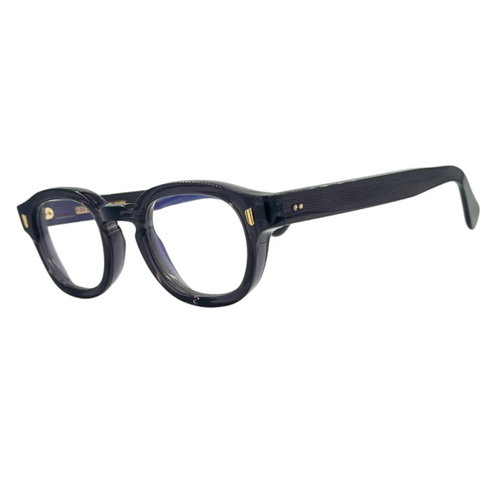Cutler And Gross Afgeronde vierkante bril Grijs Transparant Black Unisex