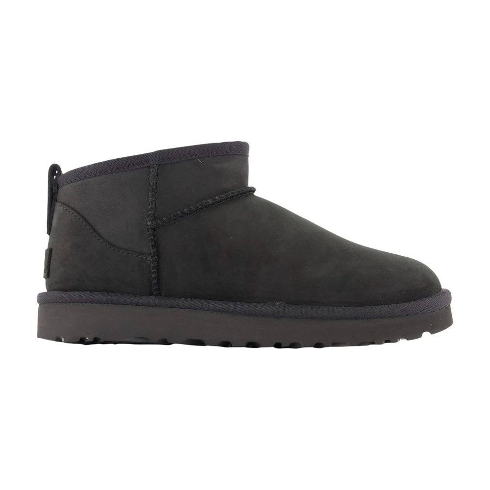 Ugg Donna Nero - Stivaletti Bassi Classici In Pelle Scamosciata Ultra Mini - Shoes - 40 Eu