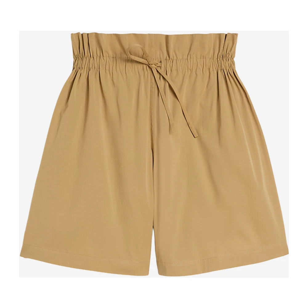 Jil Sander Women's Beige Cotton Poplin Shorts