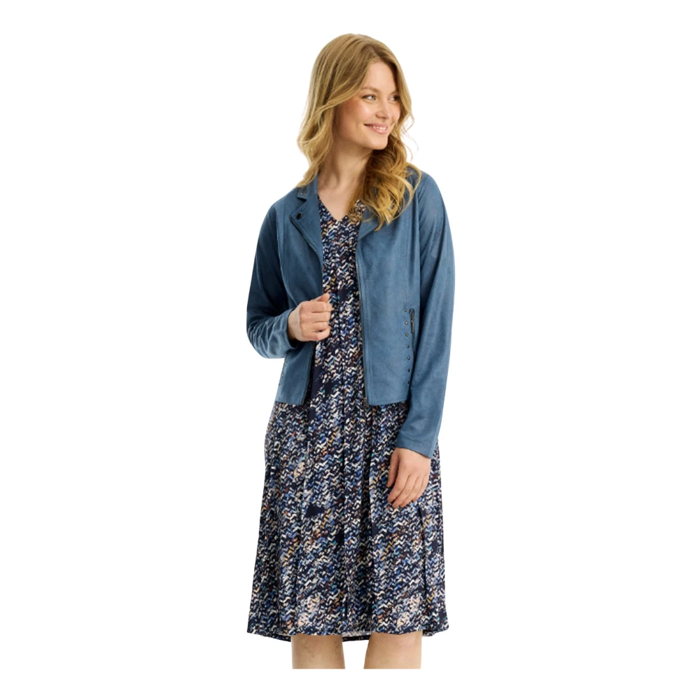 In Front Femme Bleu Robes, Taille: 42 Fr Midi Dress