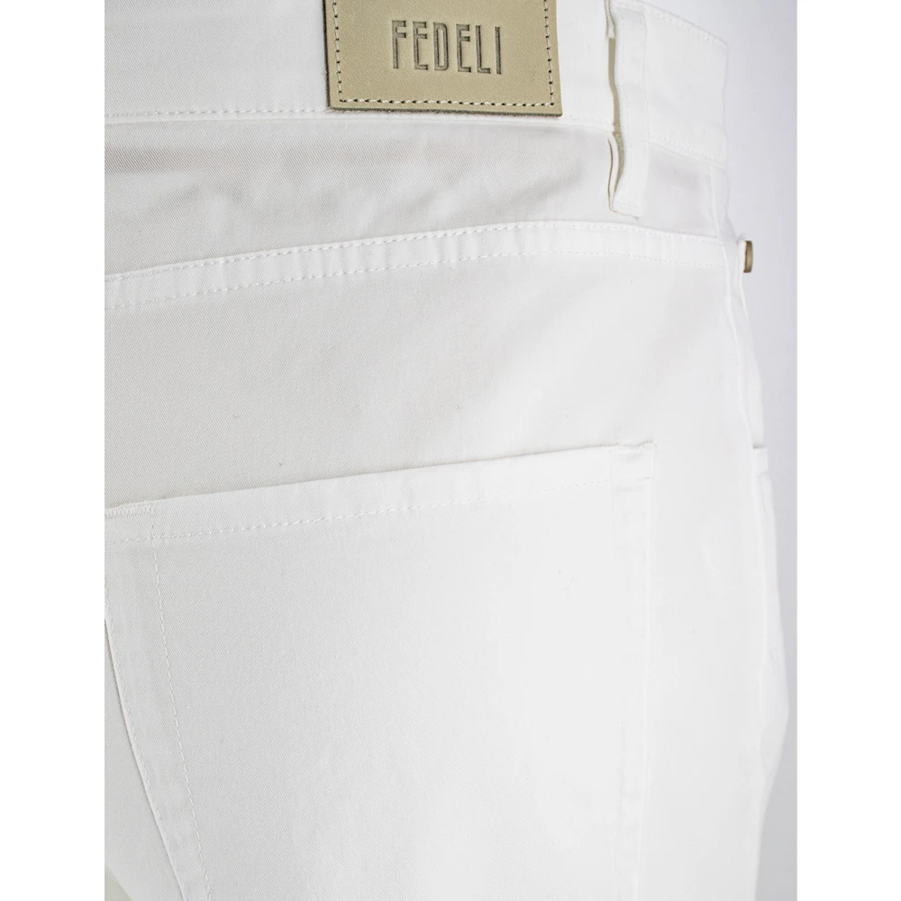 Fedeli Straight Jeans White Dames