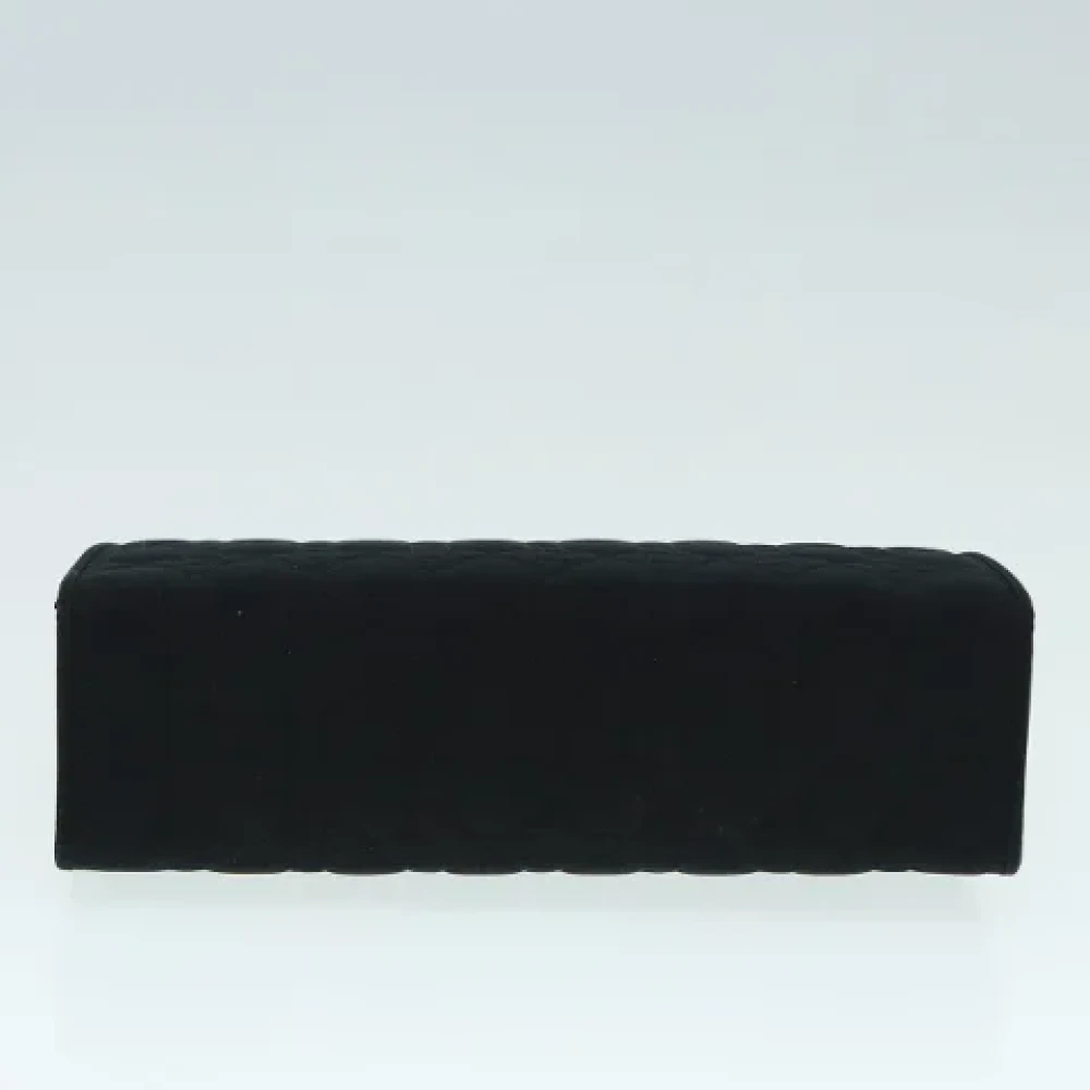 Dior Vintage Pre-owned Nylon pouches Black Dames