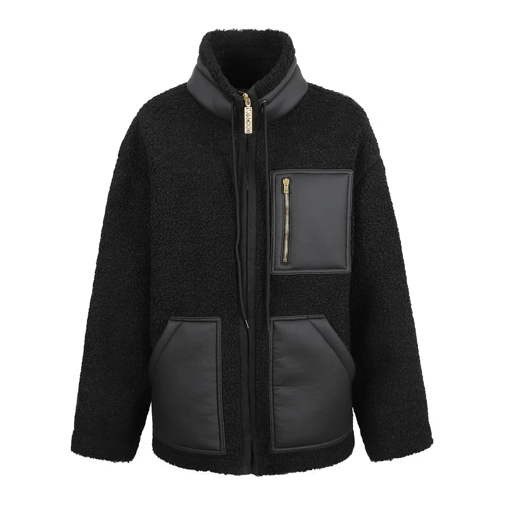 Jackets > Faux Fur & Shearling Jackets - - Moschino - Modalova