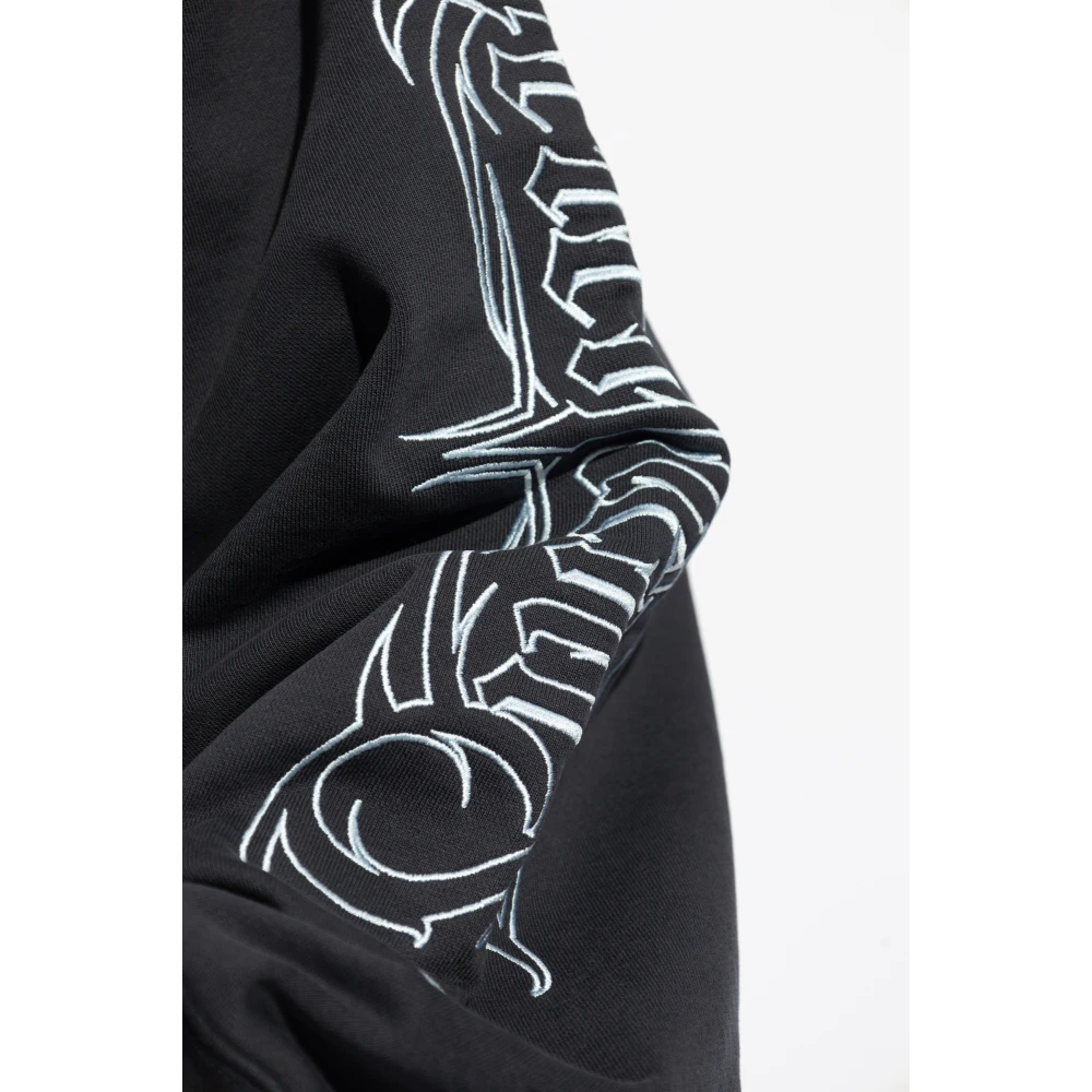 Vetements Sweatshirt met logo Blue Heren