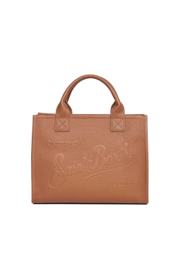 Grained Leather Tote