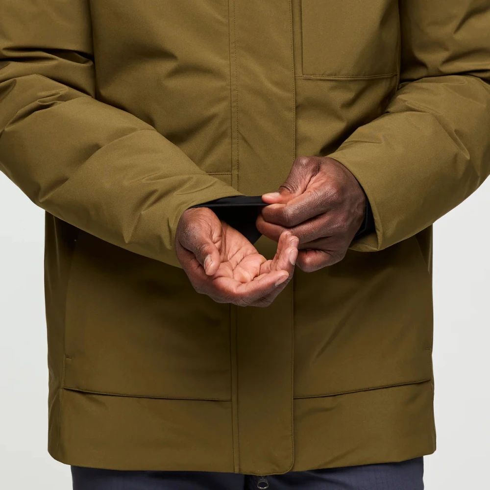 Cotopaxi Warme donsparka met winddichte schaal Green Heren