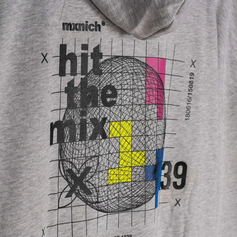Munich Streetwear Oversized Hoodie Grijs Gray Heren