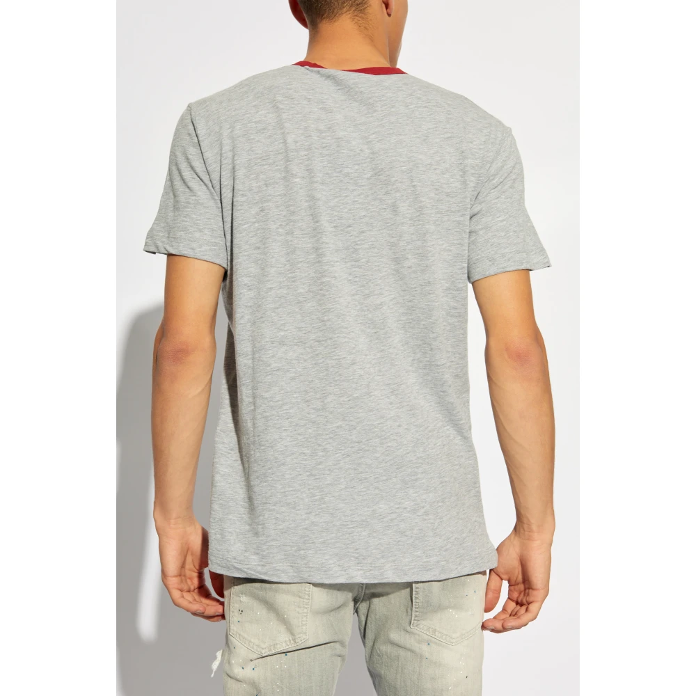 Dsquared2 T-shirt met logo Gray Heren