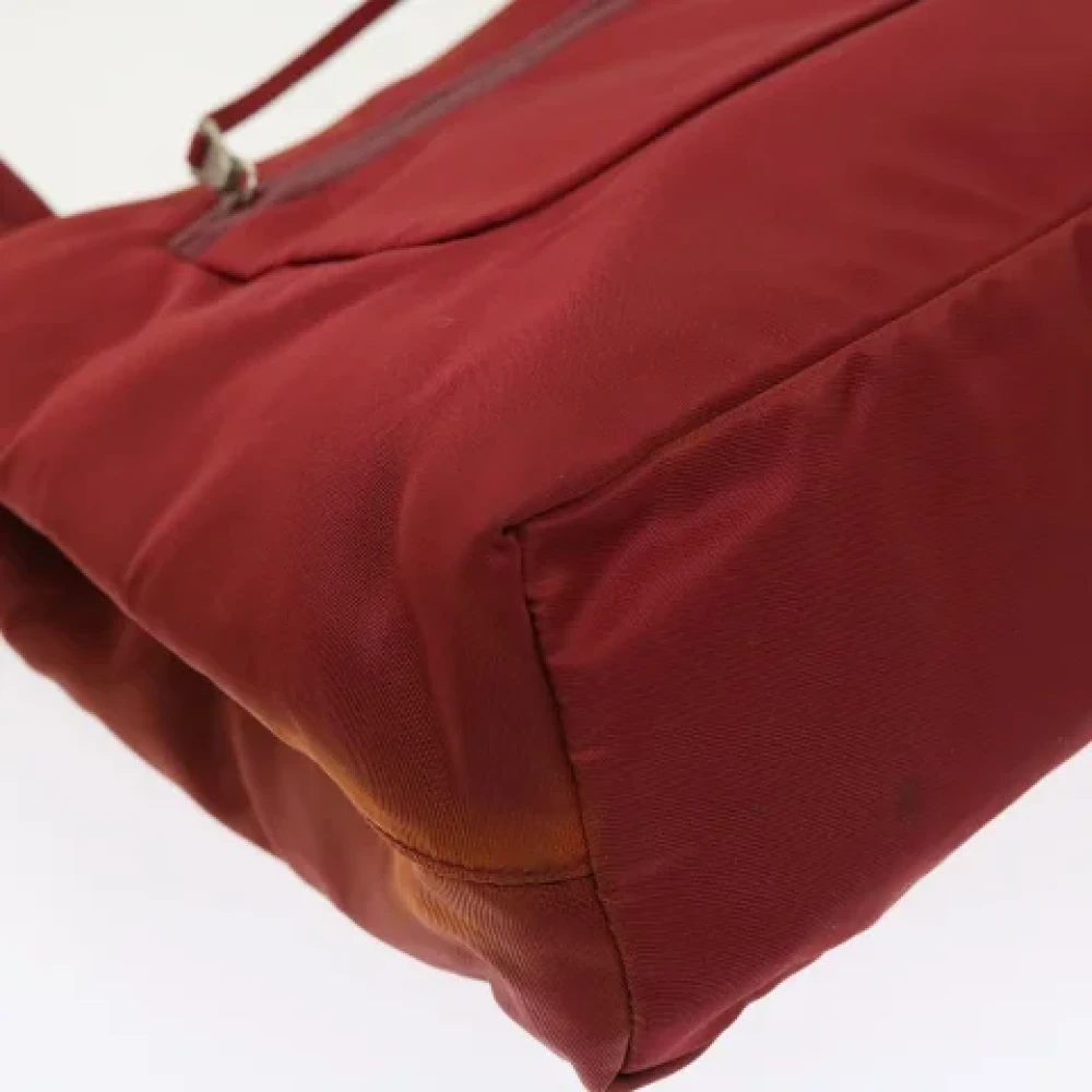 Prada Vintage Pre-owned Fabric prada-bags Red Dames