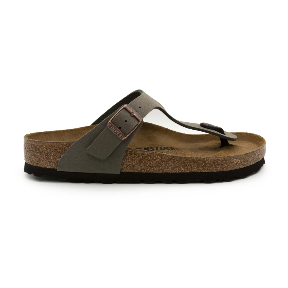 Birkenstock Stone Gizeh Sandaler Gray, Dam