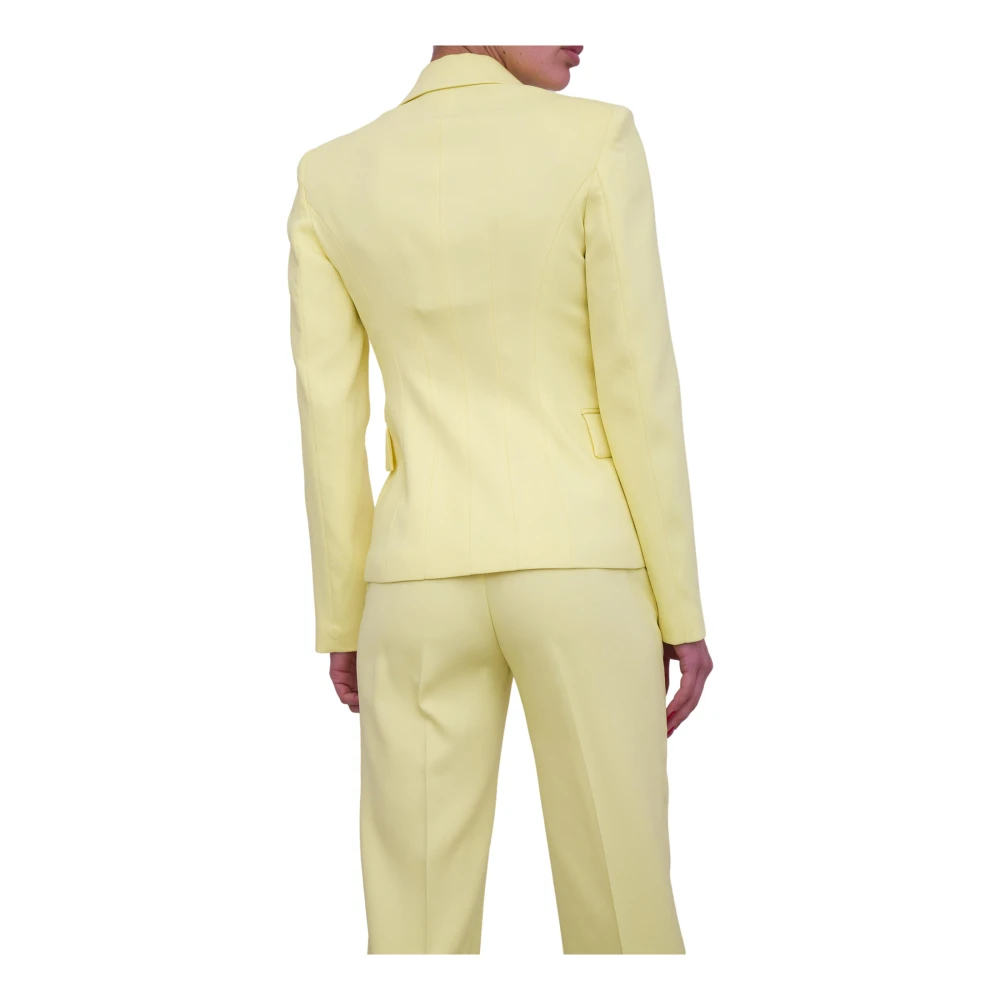 Liu Jo Slim Fit Gele Jas Yellow Dames