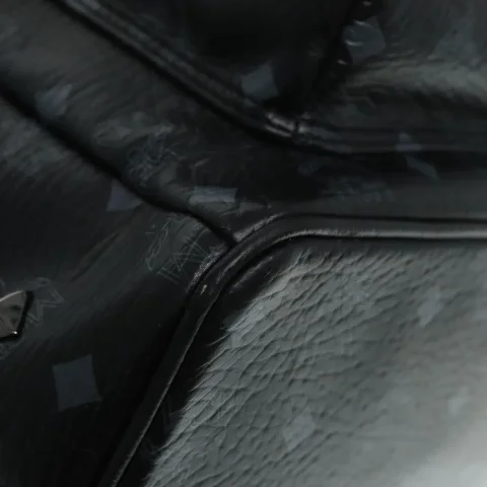 MCM Pre-owned Leather backpacks Black Dames