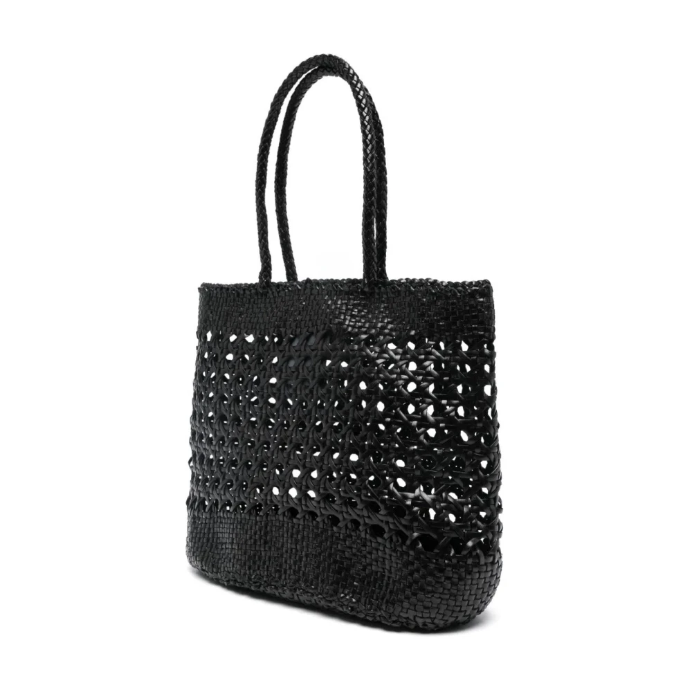 Dragon Diffusion Handgeweven Eclipse Manden Tas Black Dames