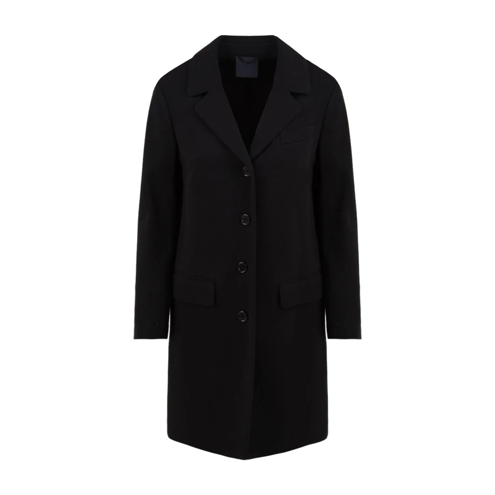 Aspesi Enkelrijige Jas Black Dames