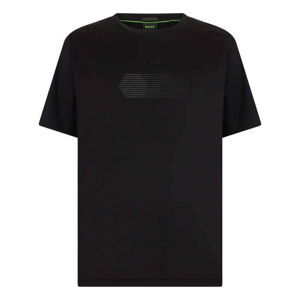 Hugo Men's Black Cotton T-Shirt - T-Shirts - 2XL - Tops