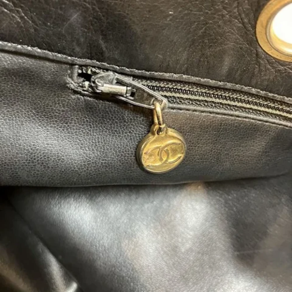 Chanel Vintage Pre-owned Fabric chanel-bags Black Dames