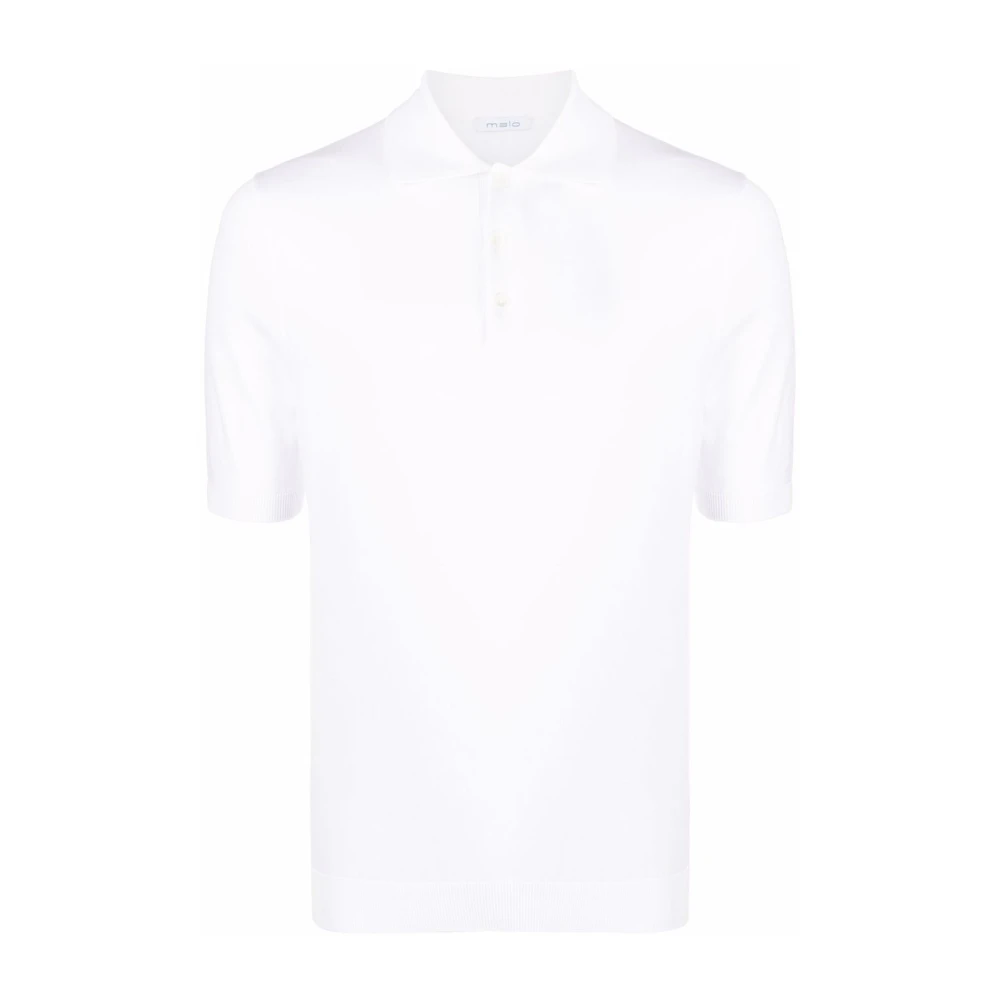 Malo - Tops > Polo Shirts - White - Malo - Modalova