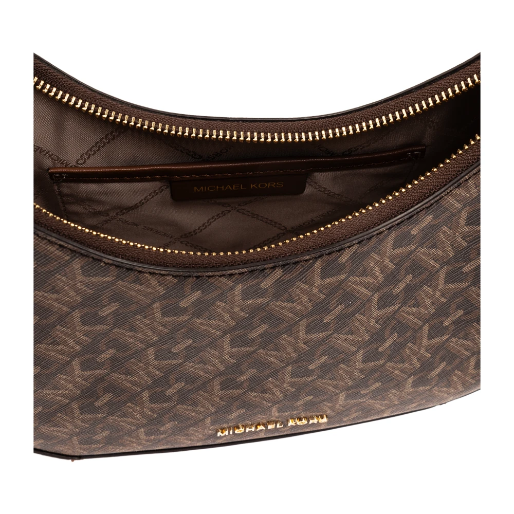 Michael Kors Schoudertas met logo Brown Dames