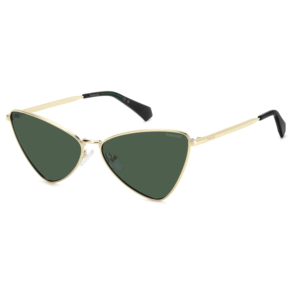Polaroid Women's Gold/Green Polarized Sunglasses