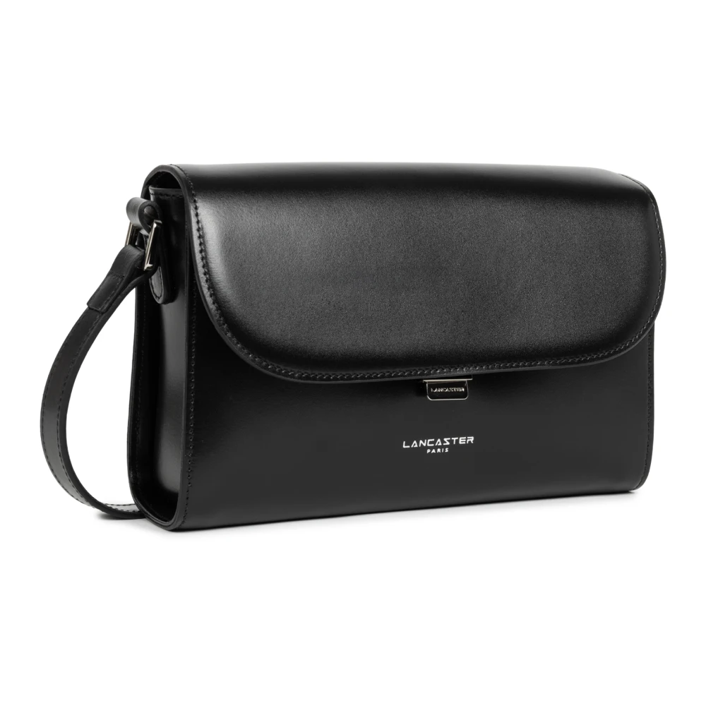 Lancaster Klep Crossbody Tas met Metalen Sluiting Black Dames