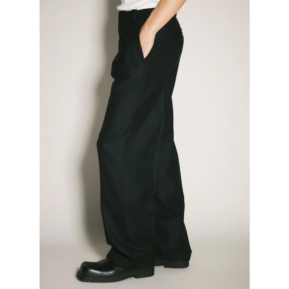 Eytys Twill wollen broek met geknoopte hardware Black Heren
