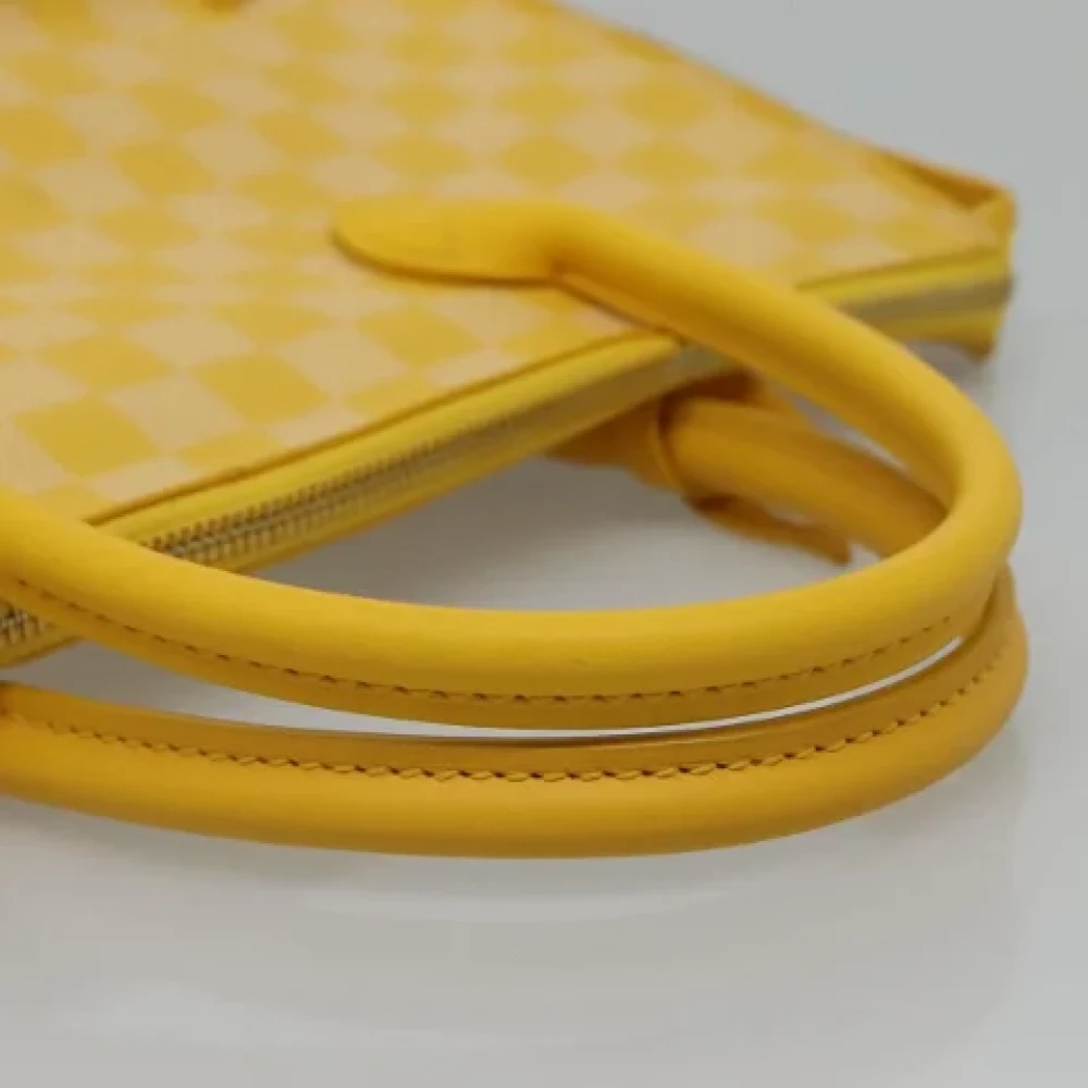 Louis Vuitton Vintage Pre-owned Canvas louis-vuitton-bags Yellow Dames