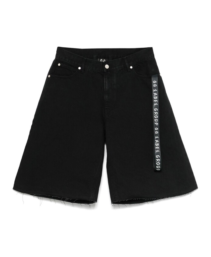 black-shorts-with-front-button-and-zip