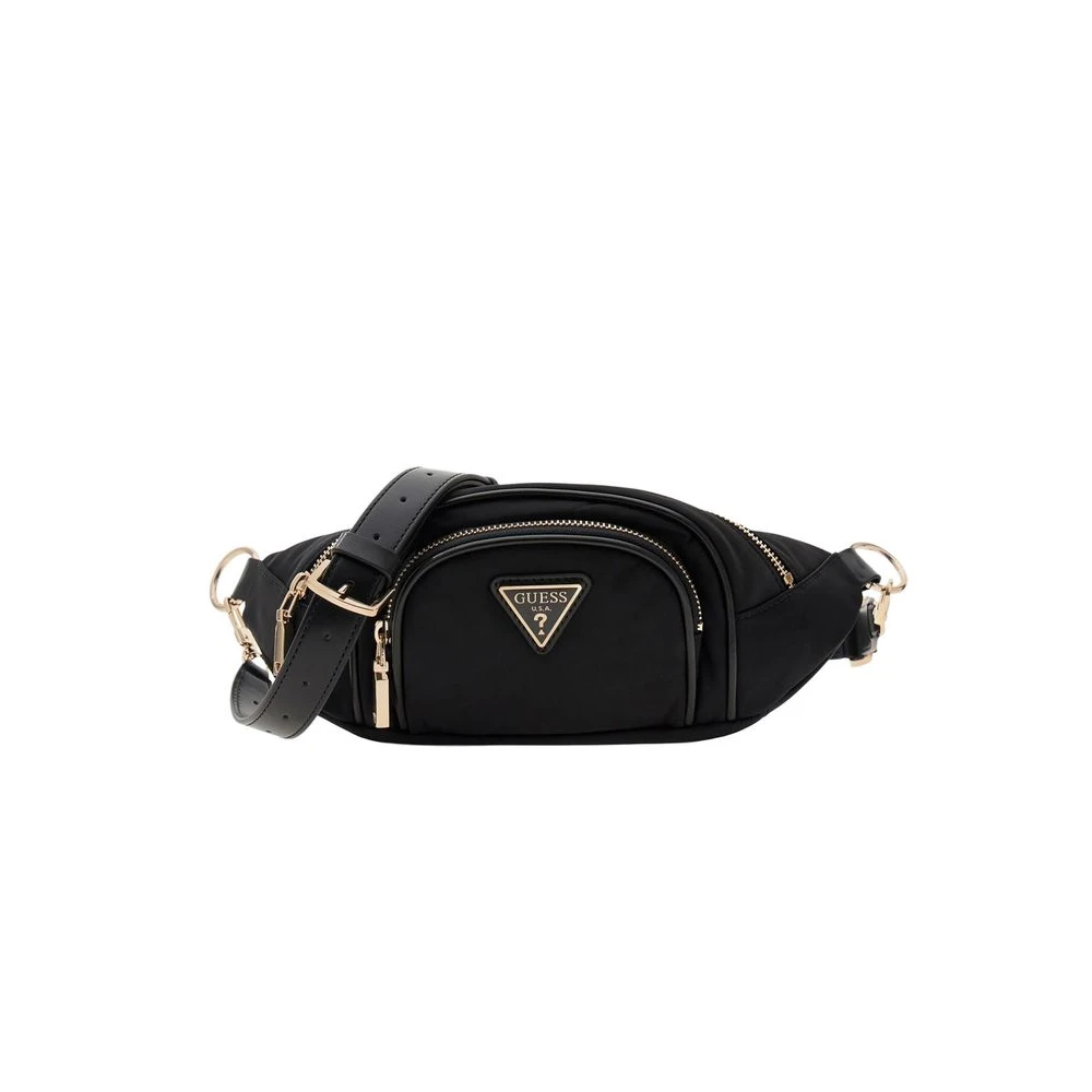 Guess Women's Black Bum Bags, One Size, Follie Belt Bag