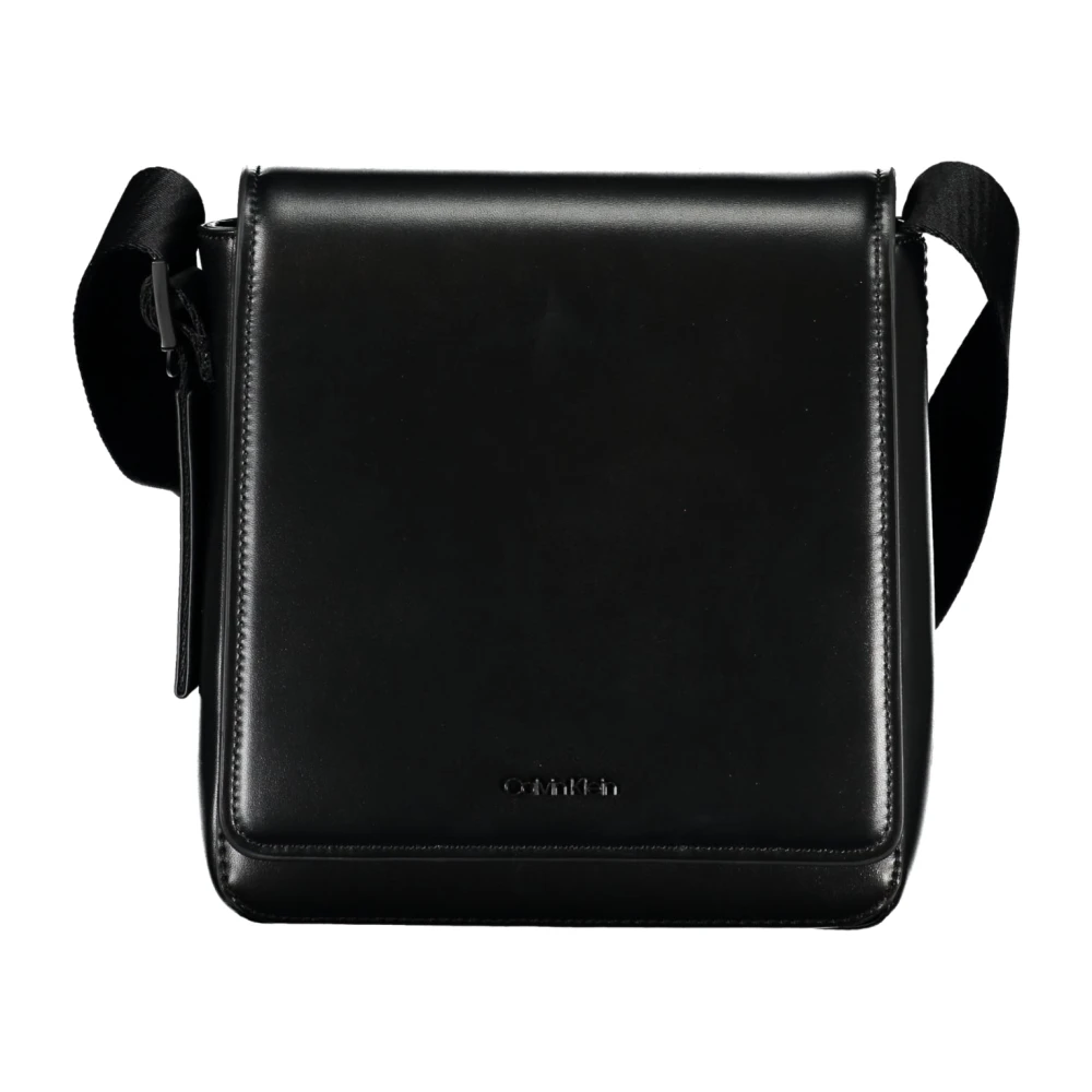 Calvin Klein Verstelbare Schoudertas Zwart Polyester Logo Black Dames